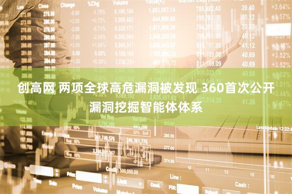 创高网 两项全球高危漏洞被发现 360首次公开漏洞挖掘智能体体系